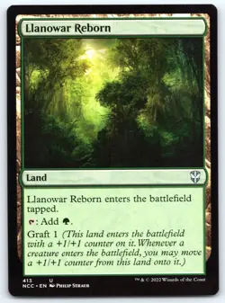 Llanowar Reborn - Commander: Streets of New Capenna - MTG - Near Mint - Image 1