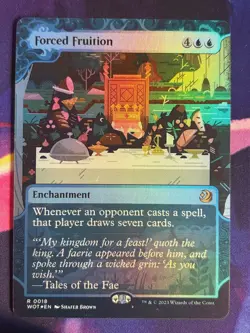 Forced Fruition R 0018 WOT Showcase Foil Card Magic the Gathering - Image 1