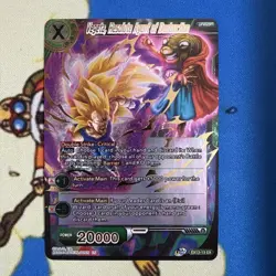 Dragon Ball Super Card EX13-13 EX Vegeta, Resolute Agent of Destruction NM - Image 1