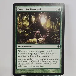 Wizards Quest for Renewal Worldwake Regular Enchantment Green Uncommon 110/145 - Image 1