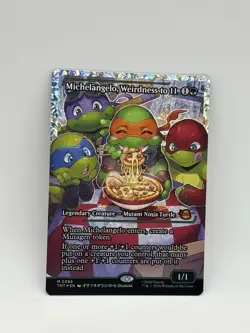 Michelangelo, Weirdness to 11 (Showcase) Foil Teenage Mutant Ninja... - Image 1