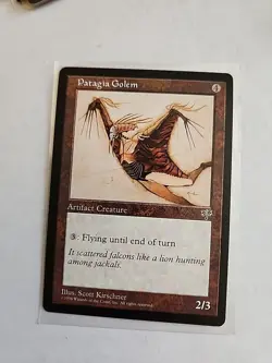 Patagia Golem - Mirage - MTG Magic - Uncommon - Artifact Creature - Image 1
