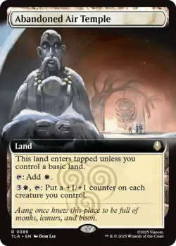 *foil extended art ABANDONED AIR TEMPLE 386 Avatar The Last Airbender MTG - Image 1