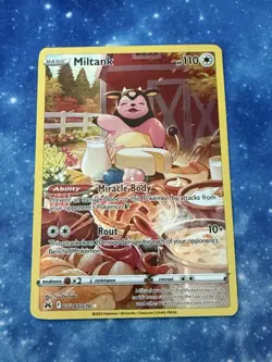 Pokemon Miltank GG24/GG70 Crown Zenith Galarian Gallery Full Art Holo - Image 1