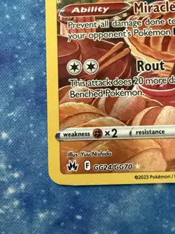 Pokemon Miltank GG24/GG70 Crown Zenith Galarian Gallery Full Art Holo - Image 5