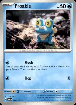 Pokemon - 4X Froakie #056/197 - SV03: Obsidian Flames Common - Image 1
