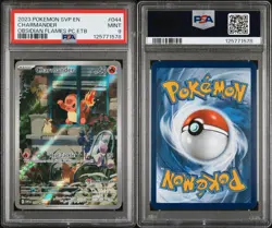 Pokemon Charmander Obsidian Flames Promo Full Art Holo 044 PSA 9 Pokemon Center - Image 3