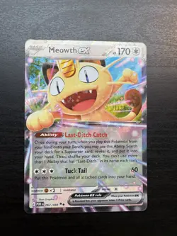 Pokemon - Meowth ex 062/088 2026 - Perfect Order Double Rare - Image 1