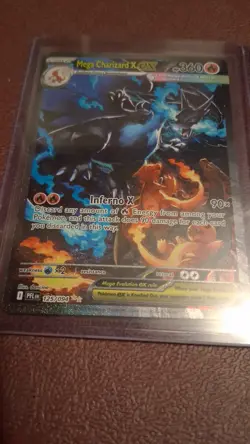 Mega Charizard x Ex 125/094 Full Art Ultra Rare Pokemon Card - Image 1