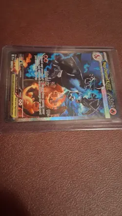 Mega Charizard x Ex 125/094 Full Art Ultra Rare Pokemon Card - Image 4