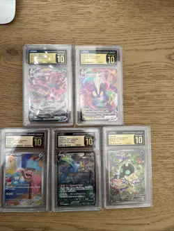 5 Pokemon CGC Pristine 10 Lot!!! Japanese! Lickitung, Shroodle, Zacian!! - Image 1