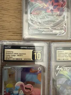 5 Pokemon CGC Pristine 10 Lot!!! Japanese! Lickitung, Shroodle, Zacian!! - Image 3