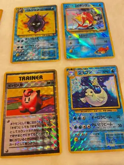 Lot of 9 Vintage Japanese Pokemon Cards Holo & Non-Holo 1996 Pocket Monsters - Image 4
