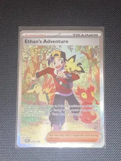 Ethan's Adventure 236/182 Pokemon TCG Sv10: Destined Rivals Full Art NM - Image 1