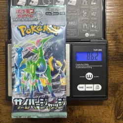 Heavy 8.62g Pokemon Sealed Cyber Judge Sv5m Japanese Booster Pack US Seller New - Image 1