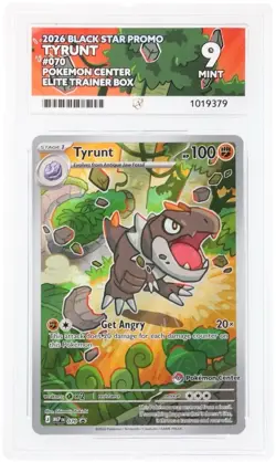 20206 Pokemon Tyrunt Black Star Promo 070 Pokemon Center Stamped ACE 8 & 9 - Image 3