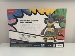 Pokemon Ascended Heroes Premium Poster Collection Box Mega Lucario EN Sealed - Image 2
