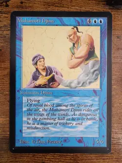 MTG Mahamoti Djinn ⭐BETA NM+/MINT⭐ ⭐10 REAL HQ PICS! ⭐Rare Vintage 1993 Magic - Image 1