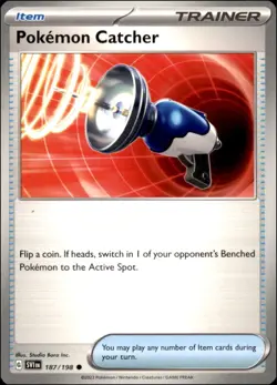 Pokemon - 2X Pokemon Catcher #187/198 - SV01: Scarlet & Violet Base Set Common - Image 1