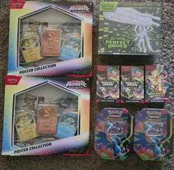 Pokemon BUNDLE: Ascended Heroes, Perfect Order, Tins, Prismatic Evolutions - Image 1