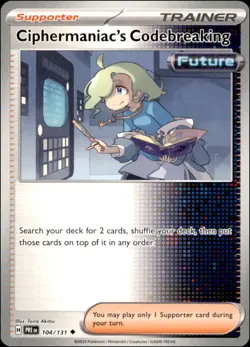 Pokemon - 2X Ciphermaniac's Codebreaking #104/131 - SV: Prismatic Evolutions - Image 1