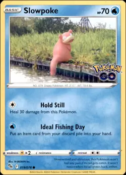 Pokemon - 2X Slowpoke #019/078 - Pokemon GO Common - Image 1