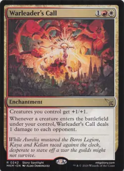 Warleader's Call Murders at Karlov Manor Rare Regular #242 NM MTG - Image 1