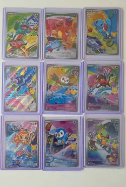 Pokemon TCG 2026 First Partner Full Art Set 30th Anniversary NM - Image 1