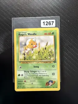 Koga's Weedle 82/132 Common Gym Challenge ENG Pokemon (comune) - Image 1