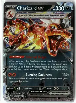 Charizard ex ⭐ 054/091 Holo Double Rare Paldean Fates 2024 Pokemon NM - Image 1