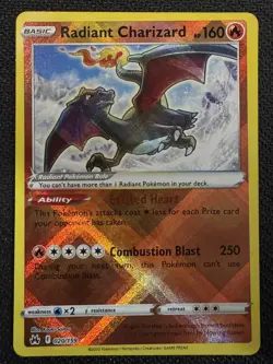 Radiant Charizard | Crown Zenith | 020/159 NM | Pokemon TCG - Image 1