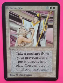 Magic the Gathering MTG ALPHA RESURRECTION LP/EX U 1993 Vintage Old school! - Image 1