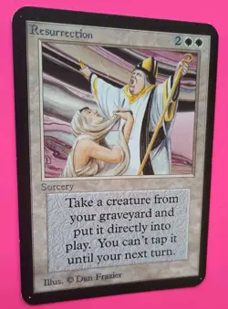 Magic the Gathering MTG ALPHA RESURRECTION LP/EX U 1993 Vintage Old school! - Image 2