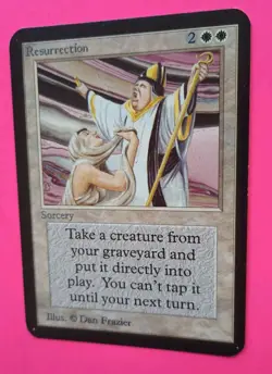 Magic the Gathering MTG ALPHA RESURRECTION LP/EX U 1993 Vintage Old school! - Image 4