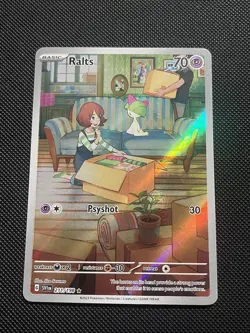 Pokemon Ralts 211/198 SV01 Scarlet & Violet Base Holo Illustration Rare LP - Image 1