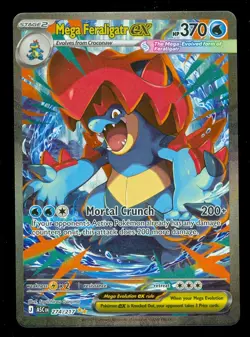 Pokemon MEGA FERALIGATR EX 274/217 - Ascended Heroes - SPECIAL ILLUSTRATION RARE - Image 1