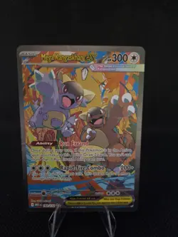 Pokemon TCG Mega Kangaskhan EX 182/132 Holo Rare ME01 Mega Evolution - Image 1