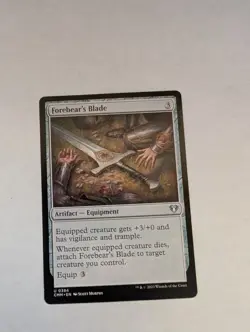 Forebear's Blade Commander Masters Regular MTG - Image 1