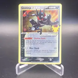 Pokemon TCG Greninja Gold Star SWSH144 25th Celebrations - Image 1