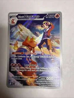 Pokemon Ascended Heroes - Ethan's Magcargo 222/217 Full Art Rare Holo - NM - Image 1