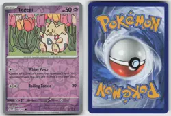 Togepi 083/197 Common Obsidian Flames Pokemon Reverse Holo NM - Image 3