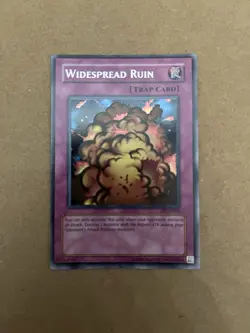 Yugioh Widespread Ruin PRISMATIC SECRET RARE Dawn of Destiny DOD-003 English - Image 1
