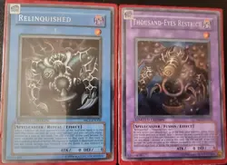 Yu-Gi-Oh! Relinquished, MC1-EN003, Thousand-Eyes Restrict, MC1-EN004, Limited Ed - Image 1