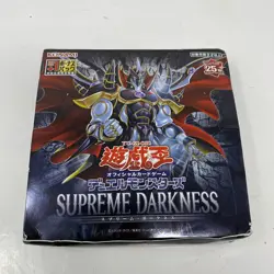 Konami Yu-Gi-Oh OCG Supreme Darkness Booster Box 30 Packs - Black - Image 1