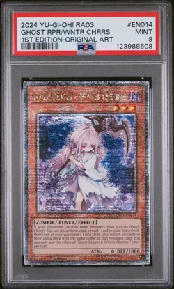 2024 Yu-Gi-Oh! Ra03-Quarter Century Ghost Reaper & Winter Cherries #EN014🌸PSA 9 - Image 1