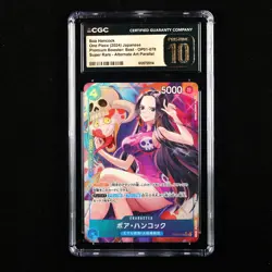 CGC 10 PRISTINE 2024 One Piece JPN Boa Hancock OP01-078 SR (Alt Art) - Image 1