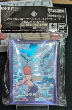 Official One Piece Card Game Sleeves Sky Island Vol.7 Bandai Namco Japanese Impo - Image 1