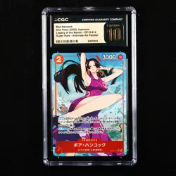 CGC 10 PRISTINE 2025 One Piece JPN Boa Hancock OP12-014 SR (Alt Art) - Image 1
