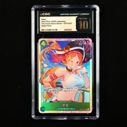 CGC 10 PRISTINE 2025 One Piece JPN Nami OP14-031 SR - Image 1