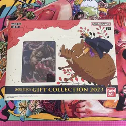 One Piece TCG Gift Collection 2023 Box, English, 5 Booster Packs & 1 Promo Pack - Image 1